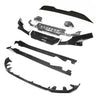 BMW G42 2 SERIES FULL GLOSS BLACK KIT - V1-Kit-BLAK BY CT-CT Carbon - High-quality carbon fiber and gloss black aerodynamic parts for premium sports and luxury vehicles.