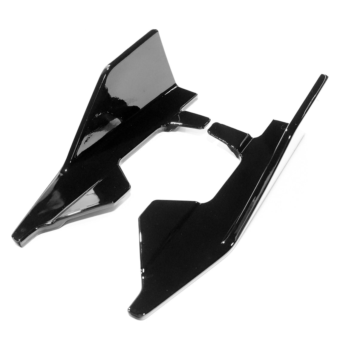 BMW G42 2 SERIES GLOSS BLACK SIDE SKIRTS - MP STYLE-Side Skirts-BLAK BY CT-CT Carbon - High-quality carbon fiber and gloss black aerodynamic parts for premium sports and luxury vehicles.