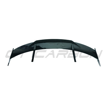 BMW G80 M3/G82 M4 GLOSS BLACK WING - MP STYLE-Spoiler-BLAK BY CT-CT Carbon - High-quality carbon fiber and gloss black aerodynamic parts for premium sports and luxury vehicles.