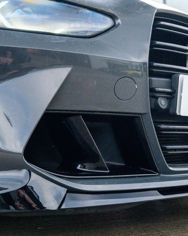 BMW G80/G81 M3 & G82/G83 M4 GLOSS BLACK DUCTS-Accessories-BLAK BY CT-CT Carbon - High-quality carbon fiber and gloss black aerodynamic parts for premium sports and luxury vehicles.