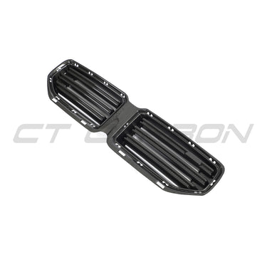 BMW G87 M2 CARBON FIBRE FRONT GRILLE - CT DESIGN-Accessories-CT CARBON-CT Carbon - High-quality carbon fiber and gloss black aerodynamic parts for premium sports and luxury vehicles.