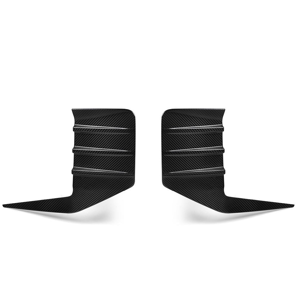 BMW G87 M2 CARBON FIBRE REAR BUMPER TRIM-Accessories-CT CARBON-CT Carbon - High-quality carbon fiber and gloss black aerodynamic parts for premium sports and luxury vehicles.
