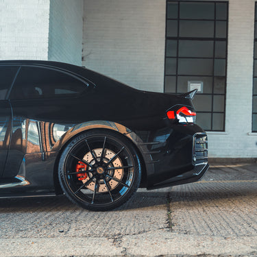 BMW G87 M2 CARBON FIBRE REAR SIDE FENDER TRIM-Accessories-CT CARBON-CT Carbon - High-quality carbon fiber and gloss black aerodynamic parts for premium sports and luxury vehicles.