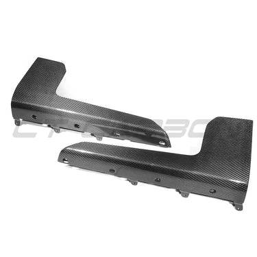 BMW G87 M2 CARBON FIBRE SIDE SKIRTS - MP STYLE-Side Skirts-CT CARBON-CT Carbon - High-quality carbon fiber and gloss black aerodynamic parts for premium sports and luxury vehicles.