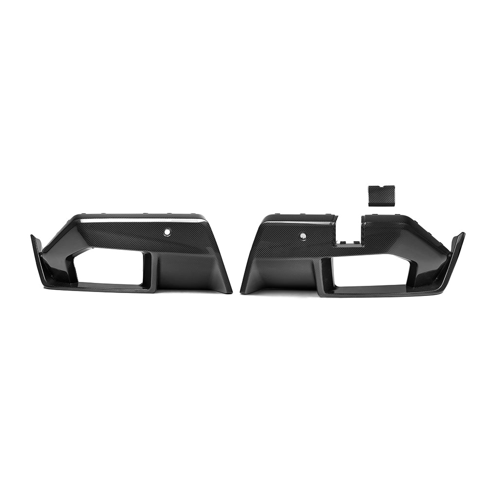 BMW G90/G99 M5 2024+ CARBON FIBRE DIFFUSER - MP-Diffuser-CT CARBON-CT Carbon - High-quality carbon fiber and gloss black aerodynamic parts for premium sports and luxury vehicles.