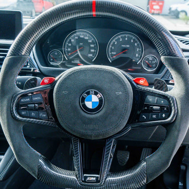 BMW Gxx CARBON FIBRE MAGNETIC SHIFTER PADDLES-Accessories-CT CARBON-CT Carbon - High-quality carbon fiber and gloss black aerodynamic parts for premium sports and luxury vehicles.