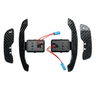 BMW Gxx CARBON FIBRE MAGNETIC SHIFTER PADDLES-Accessories-CT CARBON-CT Carbon - High-quality carbon fiber and gloss black aerodynamic parts for premium sports and luxury vehicles.