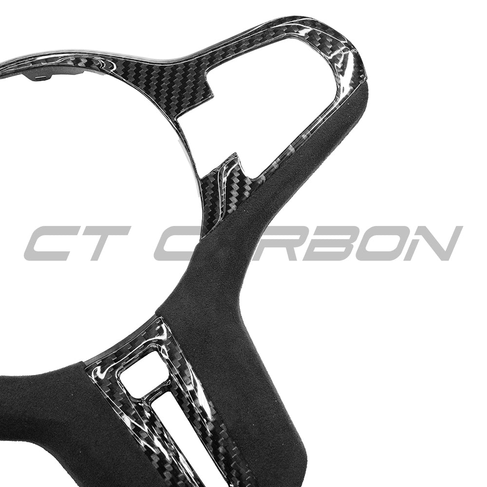 Gxx BMW Gxx M CAR CARBON FIBRE STEERING WHEEL TRIM - HEATING | CT CARBON ...