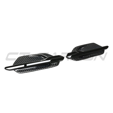 BMW M2 / M2C F87 CARBON FIBRE SIDE VENTS-Accessories-CT CARBON-CT Carbon - High-quality carbon fiber and gloss black aerodynamic parts for premium sports and luxury vehicles.