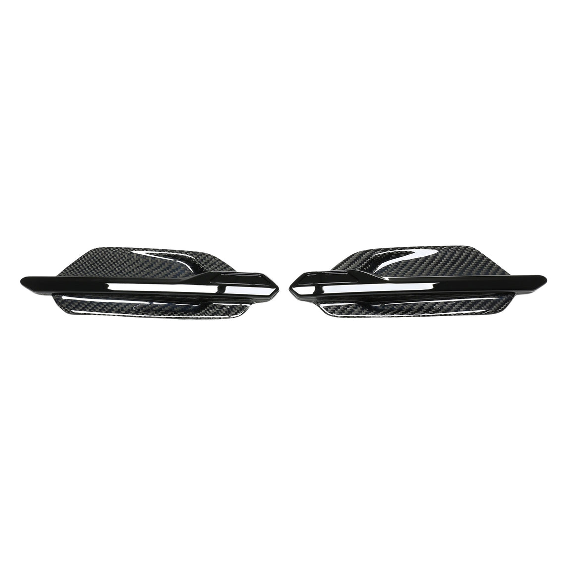 BMW M2 / M2C F87 CARBON FIBRE SIDE VENTS-Accessories-CT CARBON-CT Carbon - High-quality carbon fiber and gloss black aerodynamic parts for premium sports and luxury vehicles.