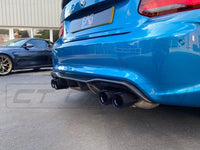 CT CARBON Diffuser BMW M2 / M2C F87 CARBON FIBRE DIFFUSER - AK STYLE