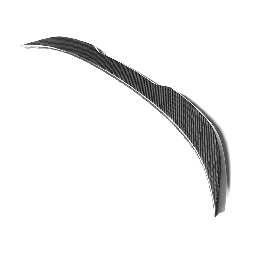 BMW M3 F80 & F30 3 SERIES PRE-PREG CARBON FIBRE SPOILER - V2-Spoiler-CT CARBON-CT Carbon - High-quality carbon fiber and gloss black aerodynamic parts for premium sports and luxury vehicles.