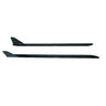 BMW M3 G80 & G81 GLOSS BLACK SIDE SKIRTS - MP STYLE-Side Skirts-BLAK BY CT-CT Carbon - High-quality carbon fiber and gloss black aerodynamic parts for premium sports and luxury vehicles.