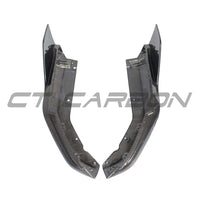 BMW G80/G81 M3 CARBON FIBRE REAR BUMPER CORNERS - V1
