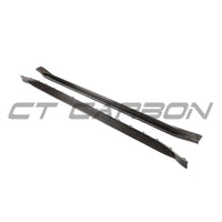 BMW M3 G80/G81 CARBON FIBRE SIDE SKIRT REPLACEMENT & EXTENSION - CT DESIGN