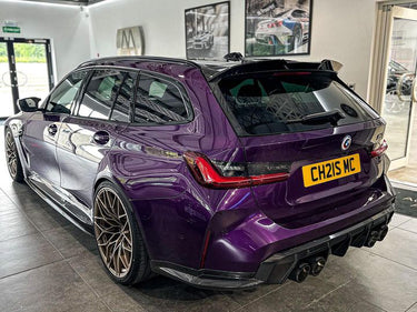 BMW M3 & M4 G80/G81/G82/G83 CARBON FIBRE DIFFUSER TRIM-Accessories-CT CARBON-CT Carbon - High-quality carbon fiber and gloss black aerodynamic parts for premium sports and luxury vehicles.