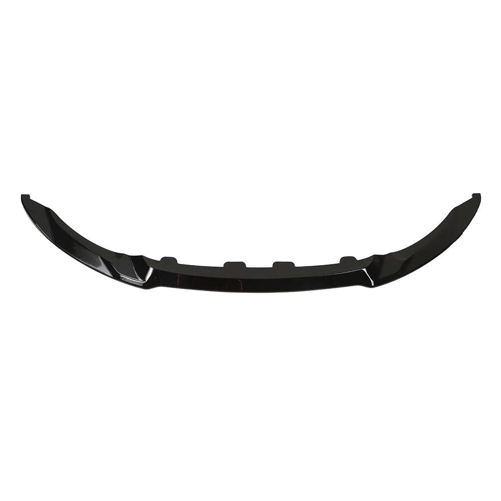 BMW M3/M4 (F80 F82 F83) GLOSS BLACK SPLITTER - CS STYLE-Splitter-BLAK BY CT-CT Carbon - High-quality carbon fiber and gloss black aerodynamic parts for premium sports and luxury vehicles.