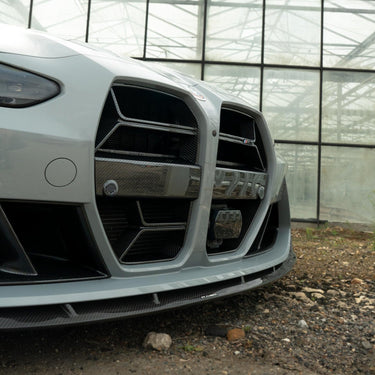 BMW M3/M4 G80/G81/G82/G83 CARBON FIBRE SPLITTER - CT DESIGN-Splitter-CT CARBON-CT Carbon - High-quality carbon fiber and gloss black aerodynamic parts for premium sports and luxury vehicles.