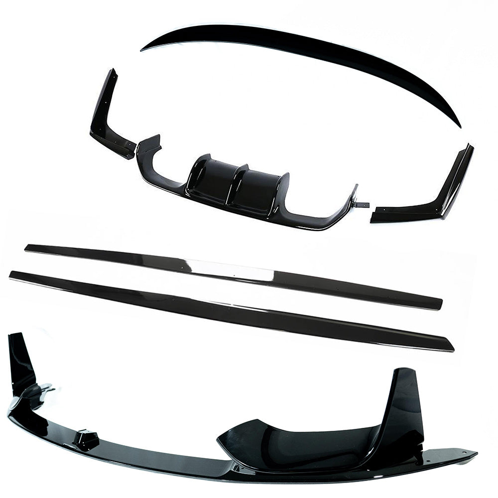 BMW M4 (F83) CONVERTIBLE FULL GLOSS BLACK KIT-Kit-BLAK BY CT-CT Carbon - High-quality carbon fiber and gloss black aerodynamic parts for premium sports and luxury vehicles.