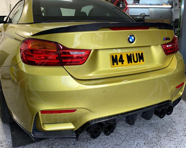 CT CARBON Spoiler BMW M4 F83 & F33 4 SERIES CARBON FIBRE SPOILER - V STYLE