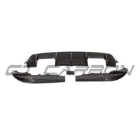 BMW M4 G82/G83 2021+ CARBON FIBRE DIFFUSER V1 - CT DESIGN