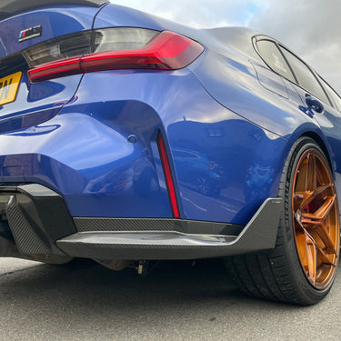 CT CARBON Diffuser BMW M4 G82/G83 CARBON FIBRE REAR BUMPER CORNERS - MP STYLE