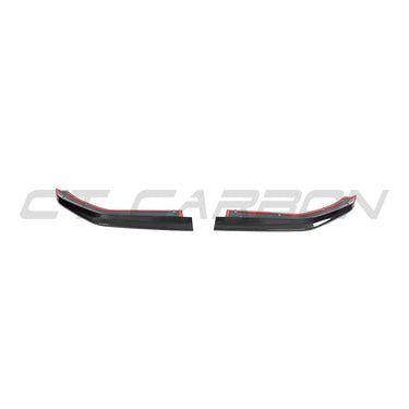 BMW M4 G82/G83 CARBON FIBRE REAR CORNER EXTENSIONS - CT DESIGN-Accessories-CT CARBON-CT Carbon - High-quality carbon fiber and gloss black aerodynamic parts for premium sports and luxury vehicles.