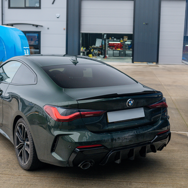 BMW M4/4 SERIES G82/G22 CARBON FIBRE SPOILER - M4 STYLE-Spoiler-CT CARBON-CT Carbon - High-quality carbon fiber and gloss black aerodynamic parts for premium sports and luxury vehicles.