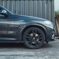 BMW X3 G01 CARBON FIBRE SPLITTER-Splitter-CT CARBON-CT Carbon - High-quality carbon fiber and gloss black aerodynamic parts for premium sports and luxury vehicles.