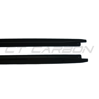BMW X5 2014-2018 F15 GLOSS BLACK FULL LENGTH SIDE SKIRTS-Side Skirts-BLAK BY CT-CT Carbon - High-quality carbon fiber and gloss black aerodynamic parts for premium sports and luxury vehicles.