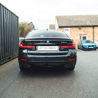 BMW 5 SERIES G30/G31 GLOSS BLACK DIFFUSER - MP STYLE - BLAK BY CT CARBON