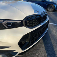 BMW 3 SERIES G20/G21 LCI 2022+ CARBON FIBRE DIAMOND  SLAT GRILLE