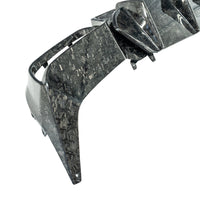 MERCEDES C63/C63S W205 COUPE FORGED CARBON FIBRE DIFFUSER - BIG FIN-Diffuser-CT CARBON-CT Carbon - High-quality carbon fiber and gloss black aerodynamic parts for premium sports and luxury vehicles.