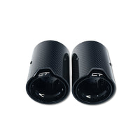 BMW CARBON EXHAUST TIPS 135i/140i/235i/240i/335i/340i/435i/440i - BLACK (SET OF 2)
