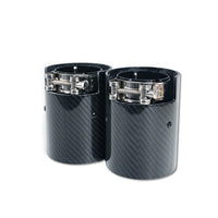 BMW CARBON EXHAUST TIPS 135i/140i/235i/240i/335i/340i/435i/440i - BLACK (SET OF 2)