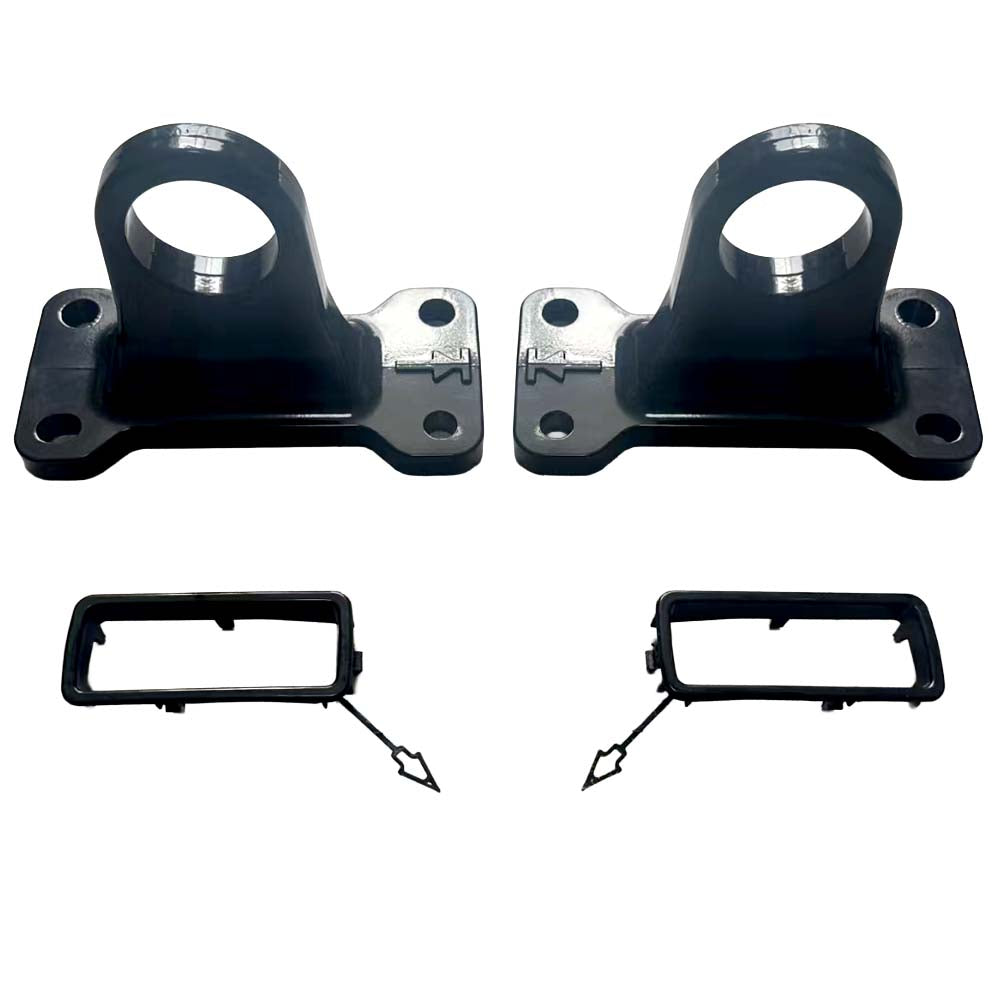 Defender Rope Hooks LAND ROVER DEFENDER L663 90/110/130 BLACK ALUMINIUM TOW HOOKS - V1 | CT ...