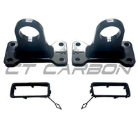 LAND ROVER DEFENDER L663 90/110/130 BLACK ALUMINIUM TOW HOOKS - V1