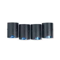 BMW M2/M3/M4/M5 F10/F80/F82/F83/F87 CARBON FIBRE EXHAUST TIPS - BURNT ENDS x4