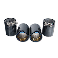 BMW M2/M3/M4/M5 F10/F80/F82/F83/F87 CARBON FIBRE EXHAUST TIPS - BURNT ENDS x4