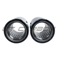 BMW CARBON EXHAUST TIPS 135i/140i/235i/240i/335i/340i/435i/440i - CHROME (SET OF 2)