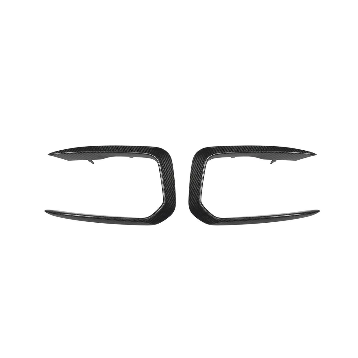 BMW F20 & F21 1 SERIES LCI 2015-2019 CARBON FIBRE FRONT BUMPER VENT REPLACEMENTS-Accessories-CT CARBON-CT Carbon - High-quality carbon fiber and gloss black aerodynamic parts for premium sports and luxury vehicles.