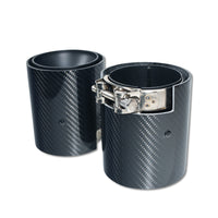 BMW F40/F44 M135i & M235i CARBON FIBRE EXHAUST TIPS - MATTE BLACK (SET OF 2)