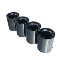 BMW F90/F92 M5 CARBON FIBRE EXHAUST TIPS - MATTE BLACK x4
