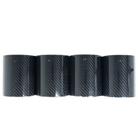BMW F90/F92 M5/M8 CARBON FIBRE EXHAUST TIPS - CHROME x4