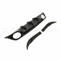 AUDI RS3 8Y 2022-2024 SALOON MATTE CARBON FIBRE DIFFUSER - CT DESIGN