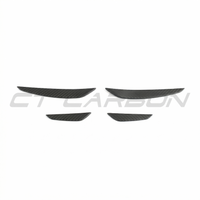 AUDI RS3 8Y 2025+ MATTE CARBON FIBRE FRONT BUMPER CANARDS - CT DESIGN