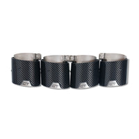 BMW M2, M3, M4 G87/G80/G81/G82/G83 CARBON EXHAUST TIPS - STAINLESS (SET OF 4)