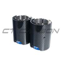 BMW CARBON EXHAUST TIPS 135i/140i/235i/240i/335i/340i/435i/440i - BURNT ENDS(SET OF 2)