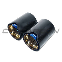 BMW CARBON EXHAUST TIPS 135i/140i/235i/240i/335i/340i/435i/440i - BURNT ENDS(SET OF 2)