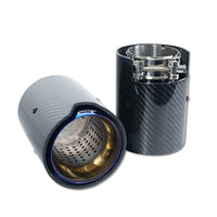 BMW CARBON EXHAUST TIPS 135i/140i/235i/240i/335i/340i/435i/440i - BURNT ENDS(SET OF 2)